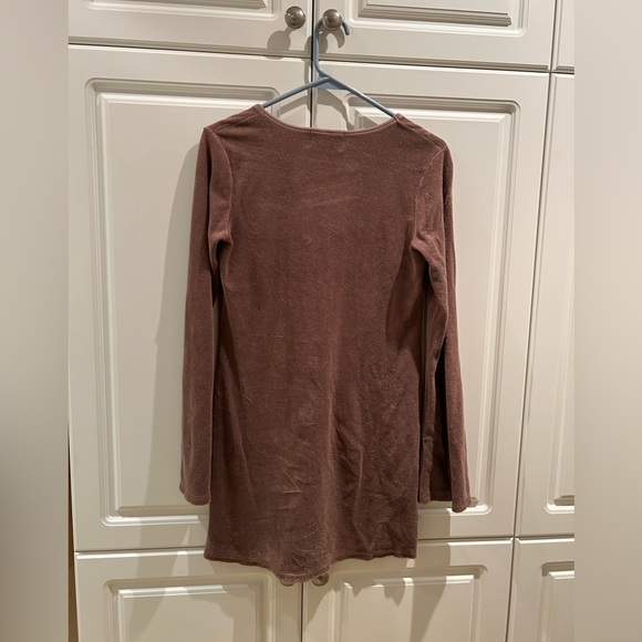 Juicy Couture Ladies Brown Terry Tunic Top Size Small - Picture 4 of 4